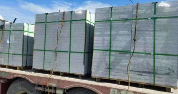 亳州 芝麻白花岗岩地铺石装车日常