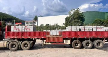 亳州 芝麻灰花岗岩地铺石出货日常