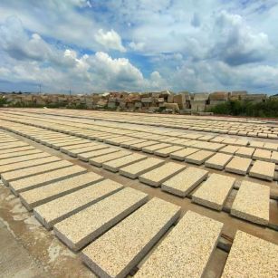 亳州 黄金麻荔枝面花岗岩石材地铺石防护中