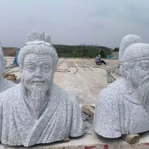 亳州 白麻花岗岩石材人物立体雕刻