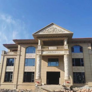 亳州 黄金麻花岗岩别墅外墙干挂