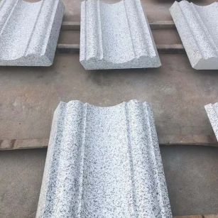 亳州 白麻花岗岩光面别墅线条