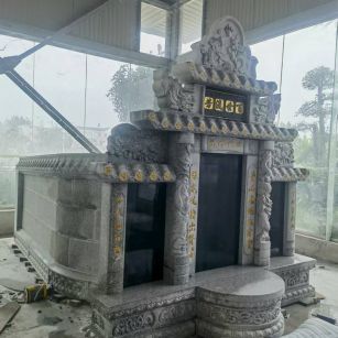 亳州 芝麻白墓碑效果展示图