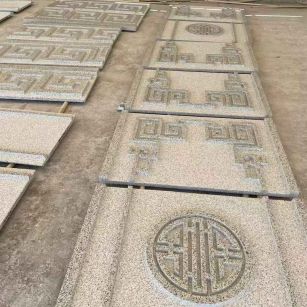 亳州 白麻花岗岩外墙立面雕刻板