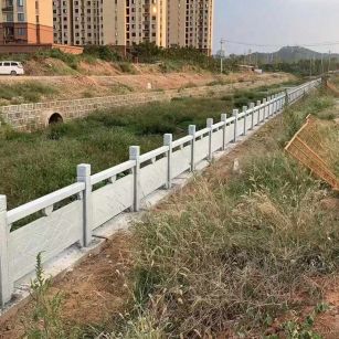 亳州 白麻河道栏杆效果展示图