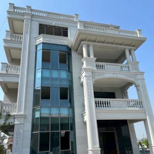 亳州 白麻花岗岩别墅外墙干挂效果展示