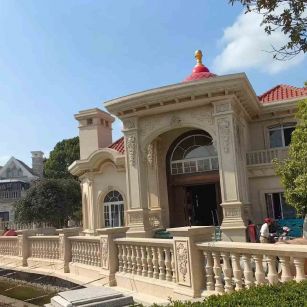 亳州 黄金麻花岗岩欧式别墅