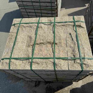 亳州 黄金麻花岗岩石材自然面蘑菇石成品