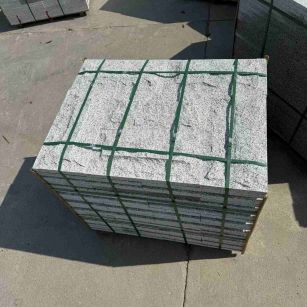 亳州 白麻花岗岩石材自然面蘑菇石成品