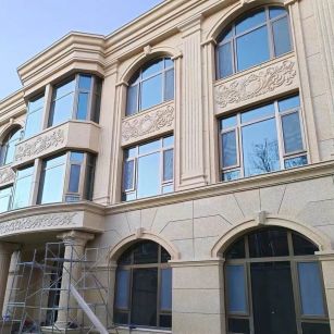 亳州 黄金麻花岗岩别墅外墙干挂