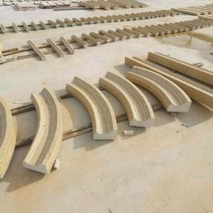 亳州 黄金麻花岗岩别墅线条