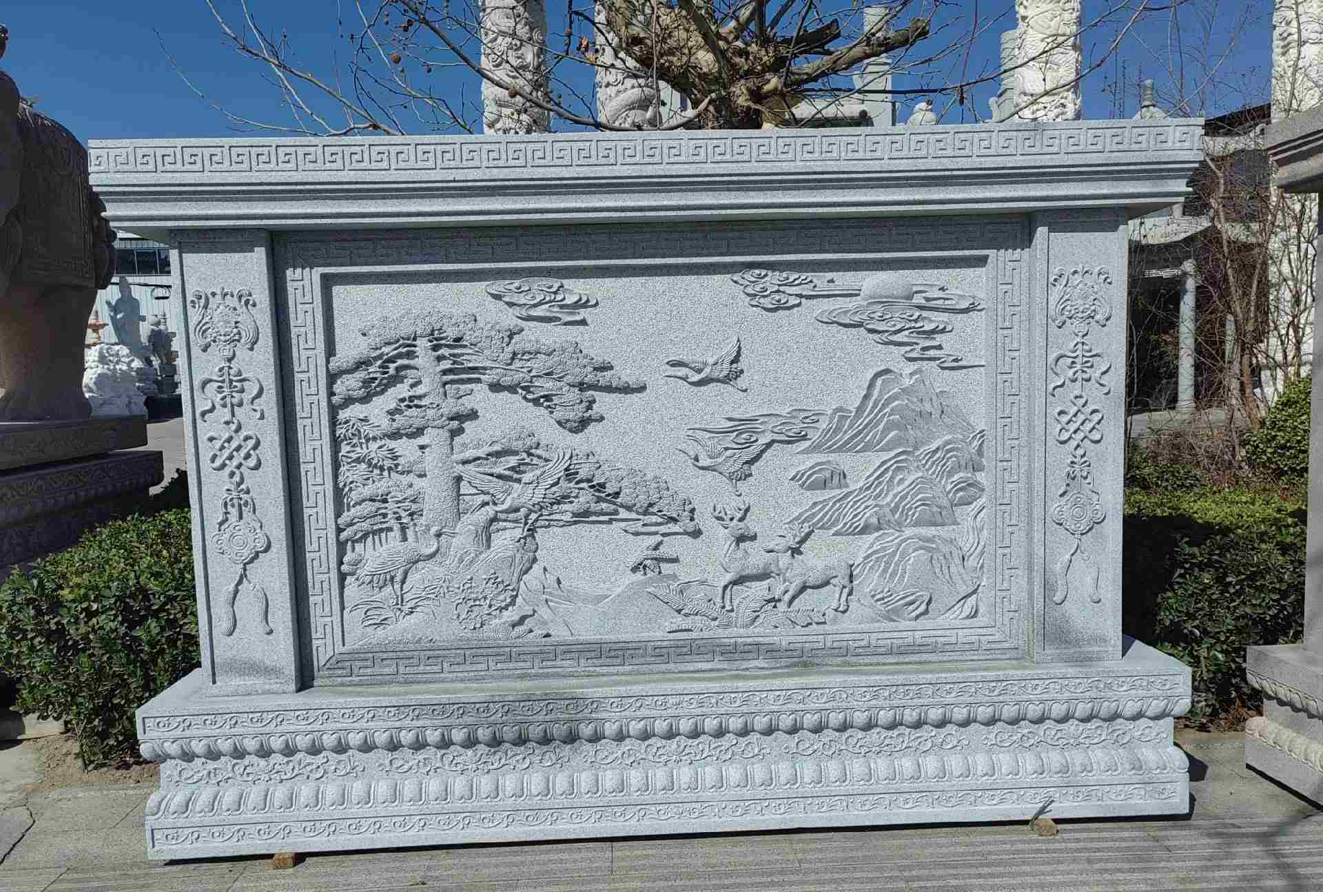 亳州 芝麻白大型照壁，屏风，影壁