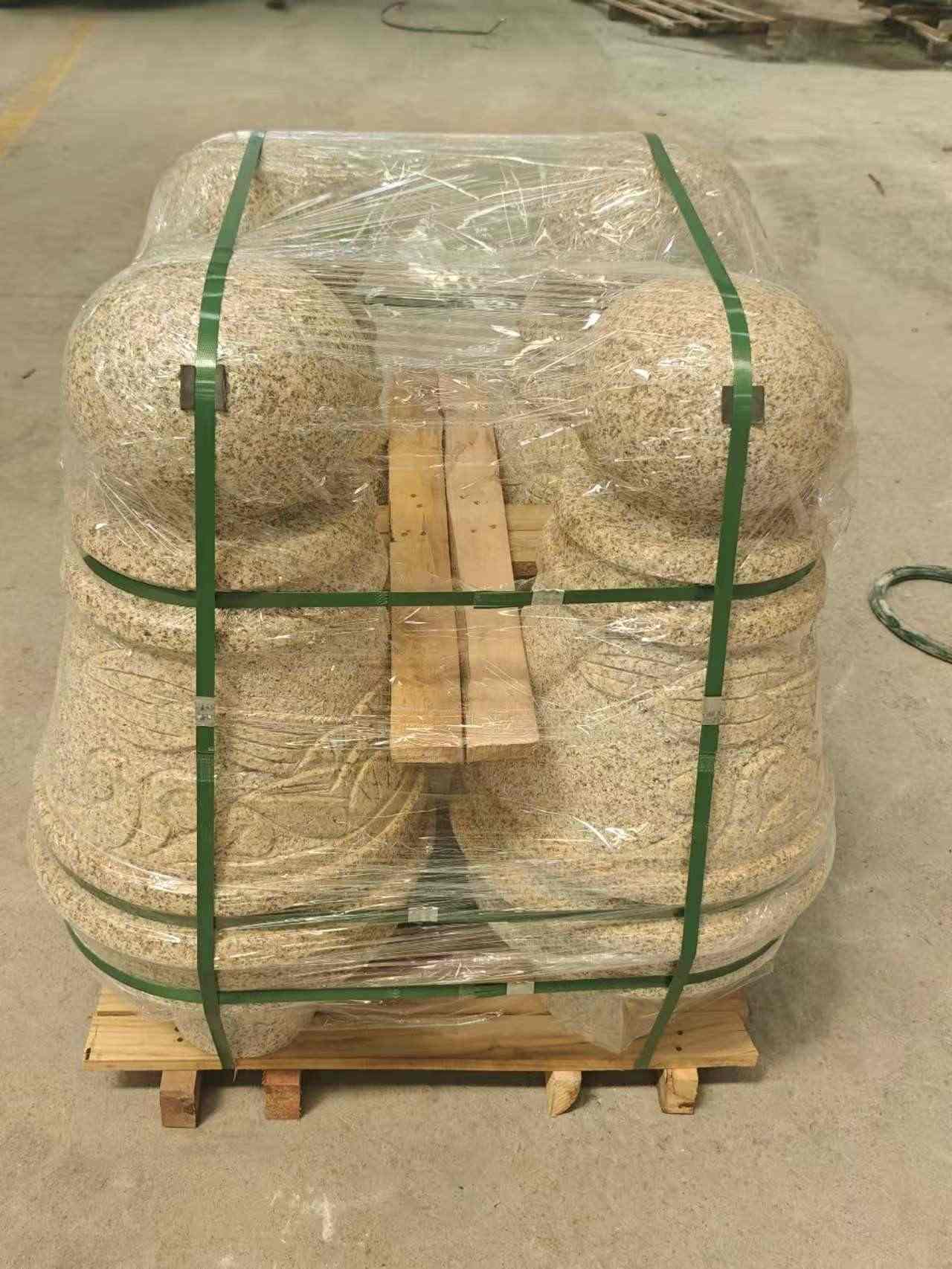 亳州 黄金麻异形定制雕花——棒棒糖挡车柱