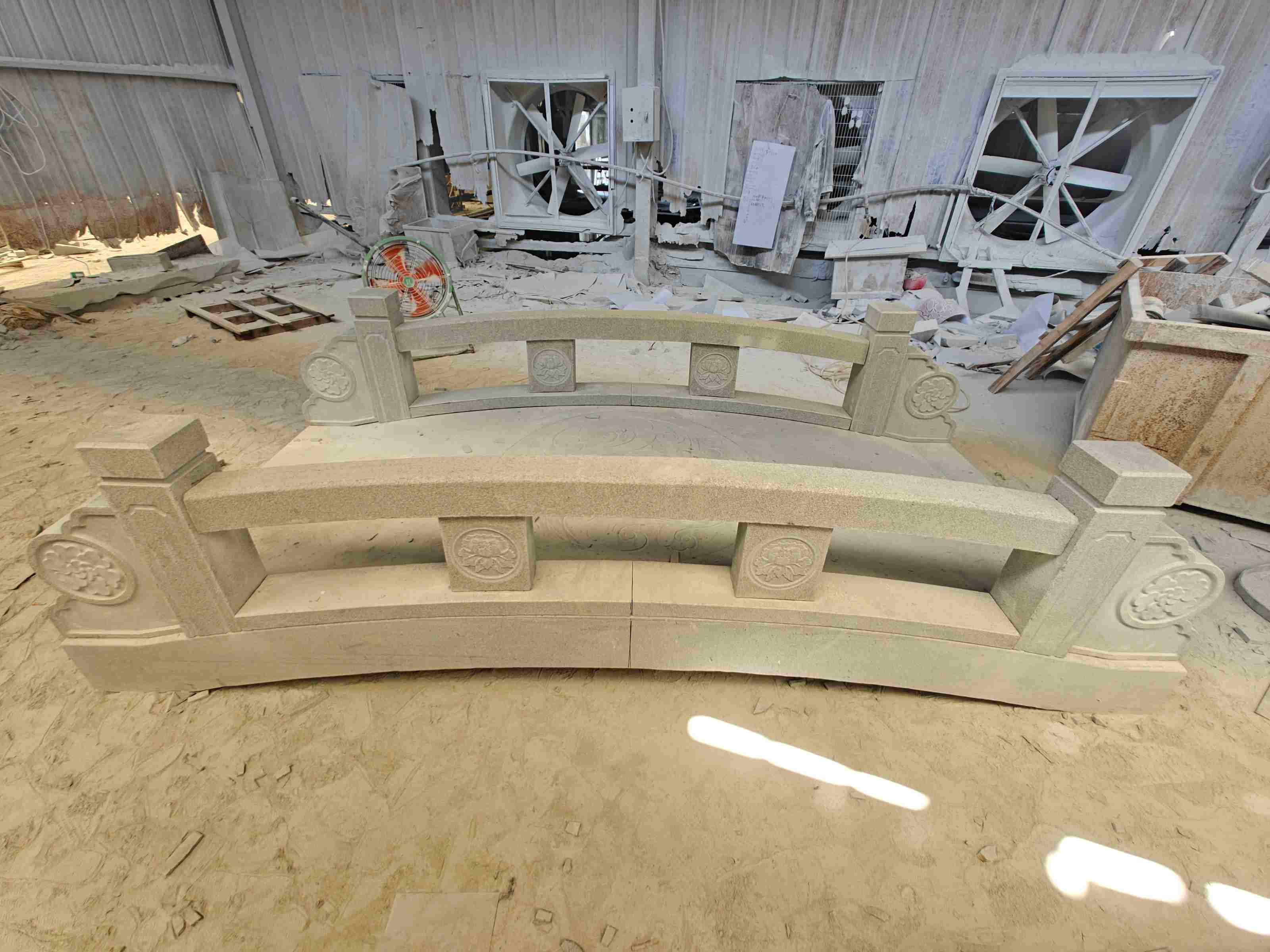 亳州 芝麻灰花岗岩异形加工-拱桥，石桥