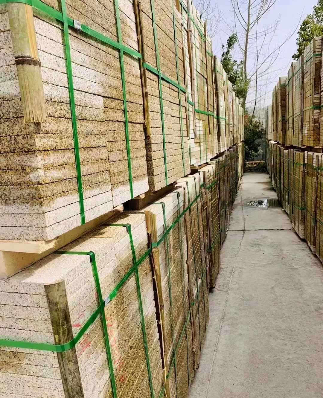 亳州 黄金麻花岗岩荔枝面地铺石