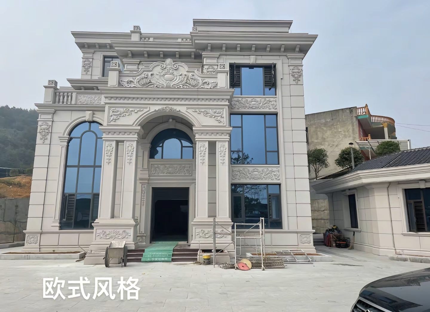 亳州 白麻花岗岩别墅外墙干挂