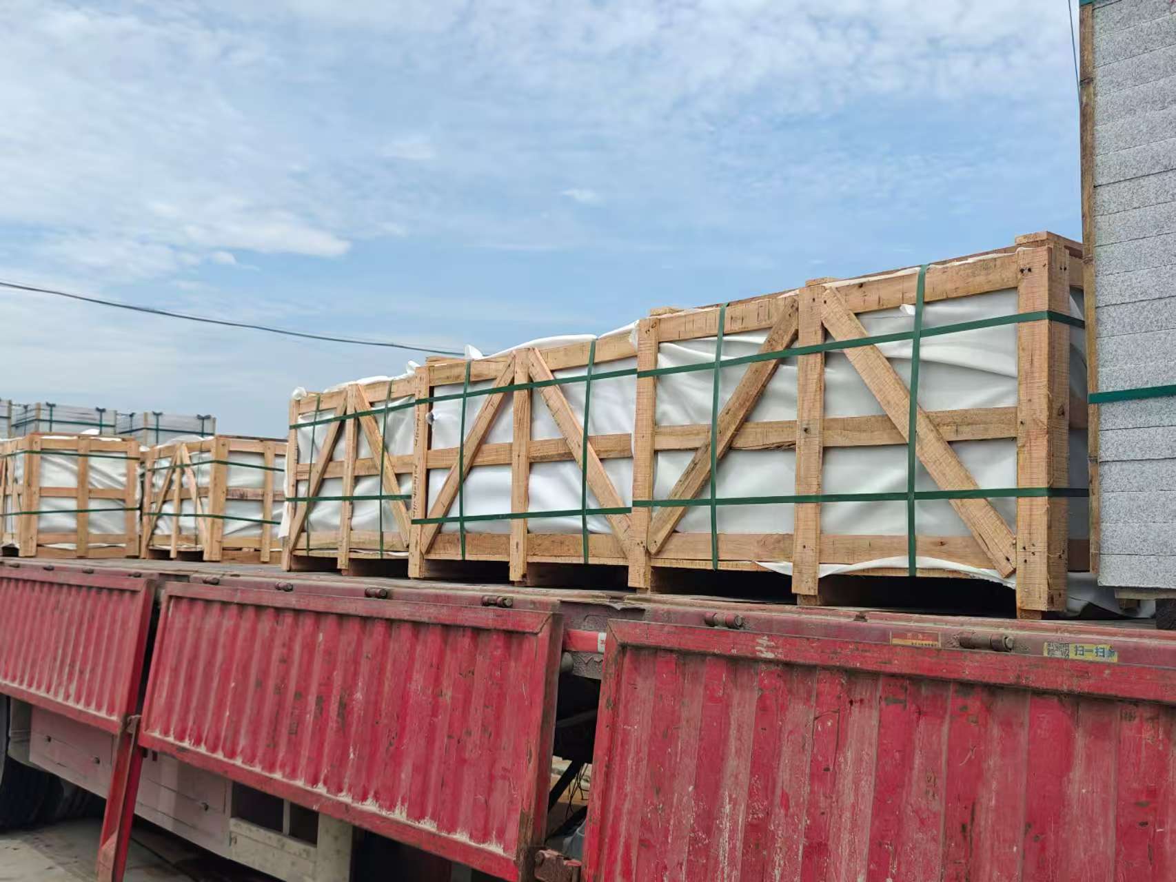 亳州 芝麻白花岗岩地铺石出口专车-泰国游